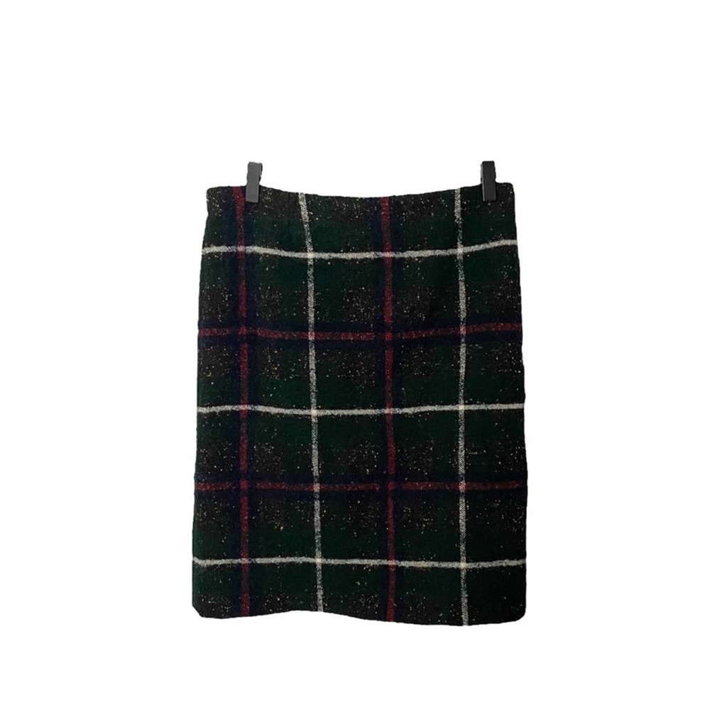 Max & Lola Plaid Pencil‎ Skirt MultiColor L